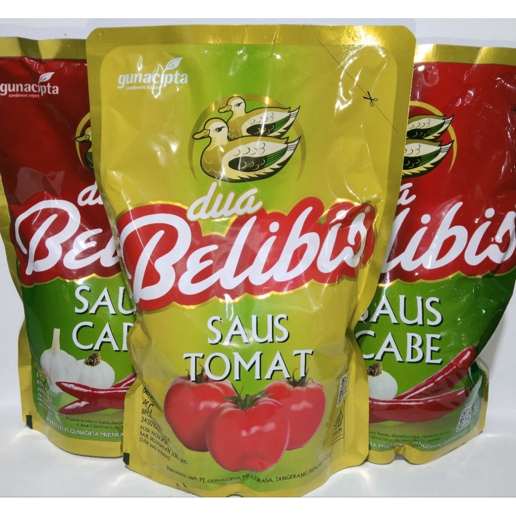 

Dua Belibis Saus Cabe Tomat Pouch 1kg