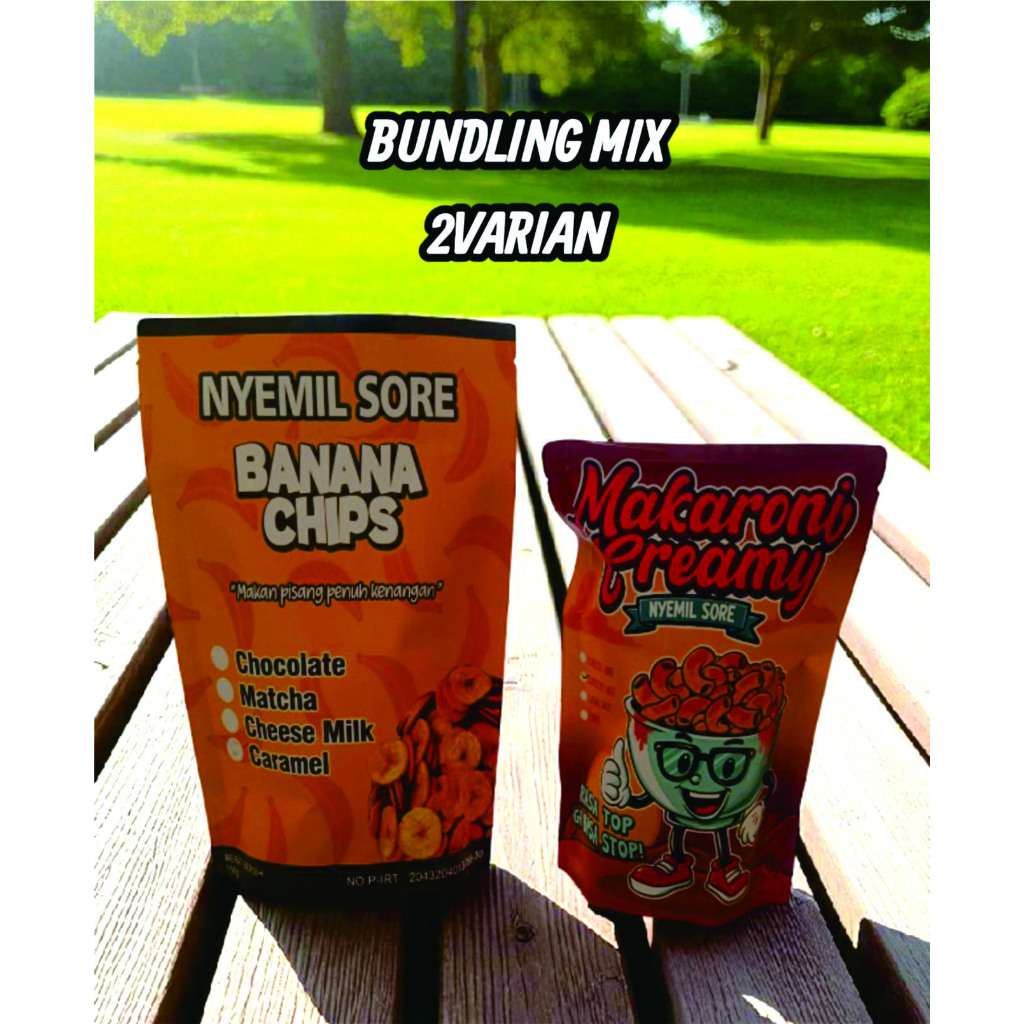 

Paket Mix Makaroni X Banana chips - NYEMIL SORE