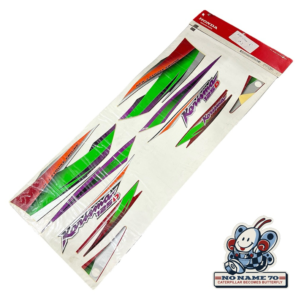 Striping Sticker Stiker Lis Body Honda Karisma 125 D Original 02