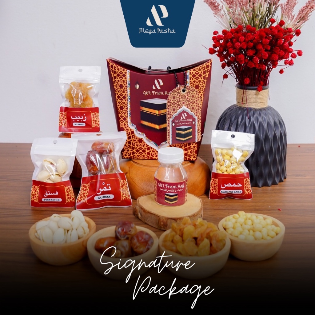

Paket Oleh-oleh Haji & Umroh | Paket Signature Merah | - Megapasha Store