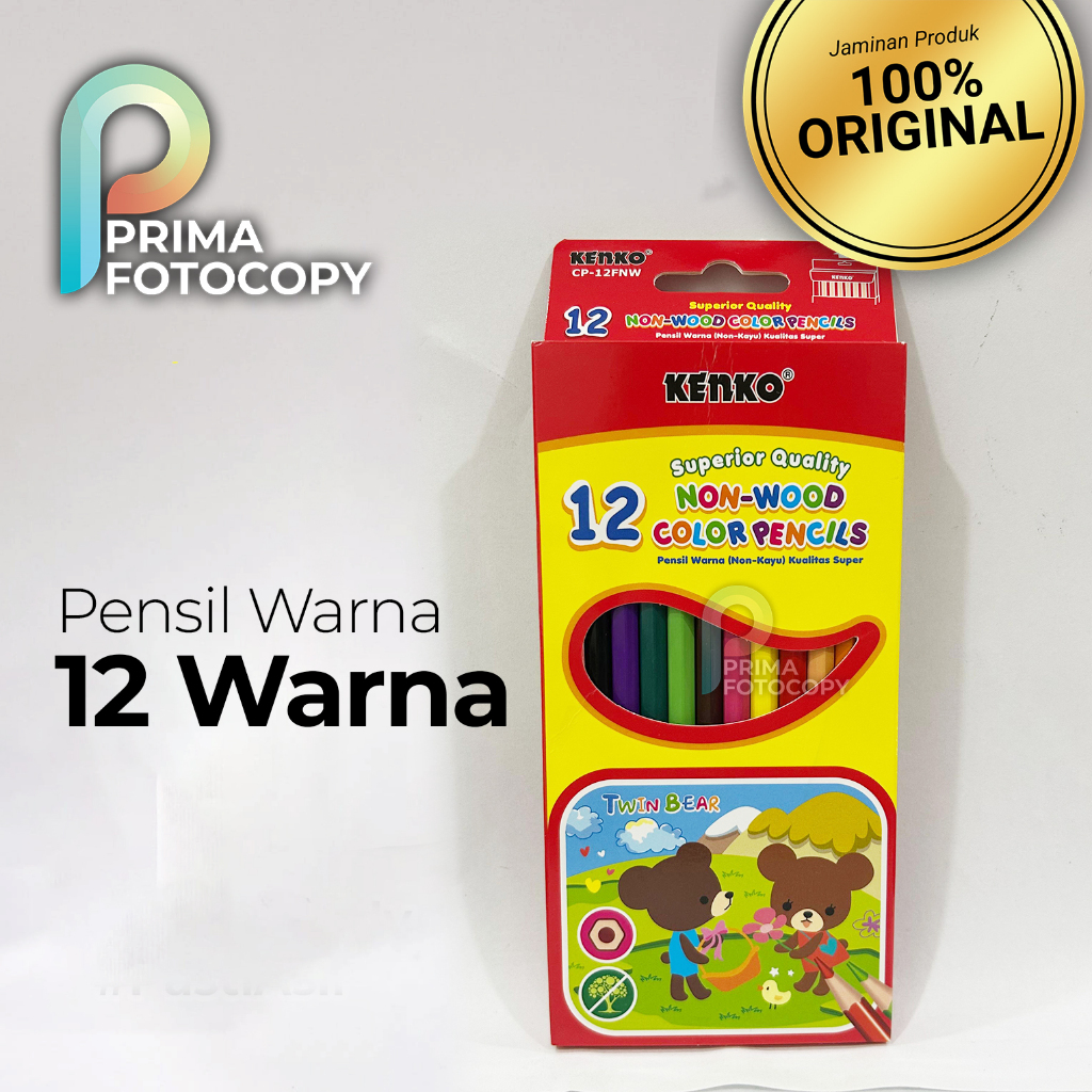 

Pensil Warna Panjang Kenko 12 Warna Color Pencil