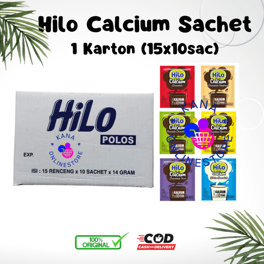 

Hilo Calcium Sachet All Varian - 1 KARTON (15x10x14gr)