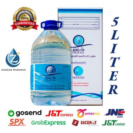 

Air Zam Zam Galon 5 Liter Asli dengan Barcode Resmi Tanah Suci