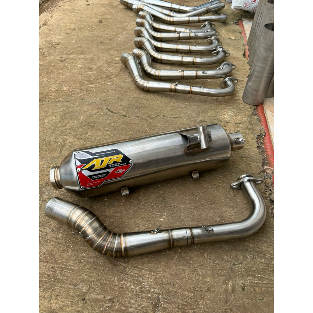 knalpot kondoman vario dobel breket original ajr good exhaust requst suka suka