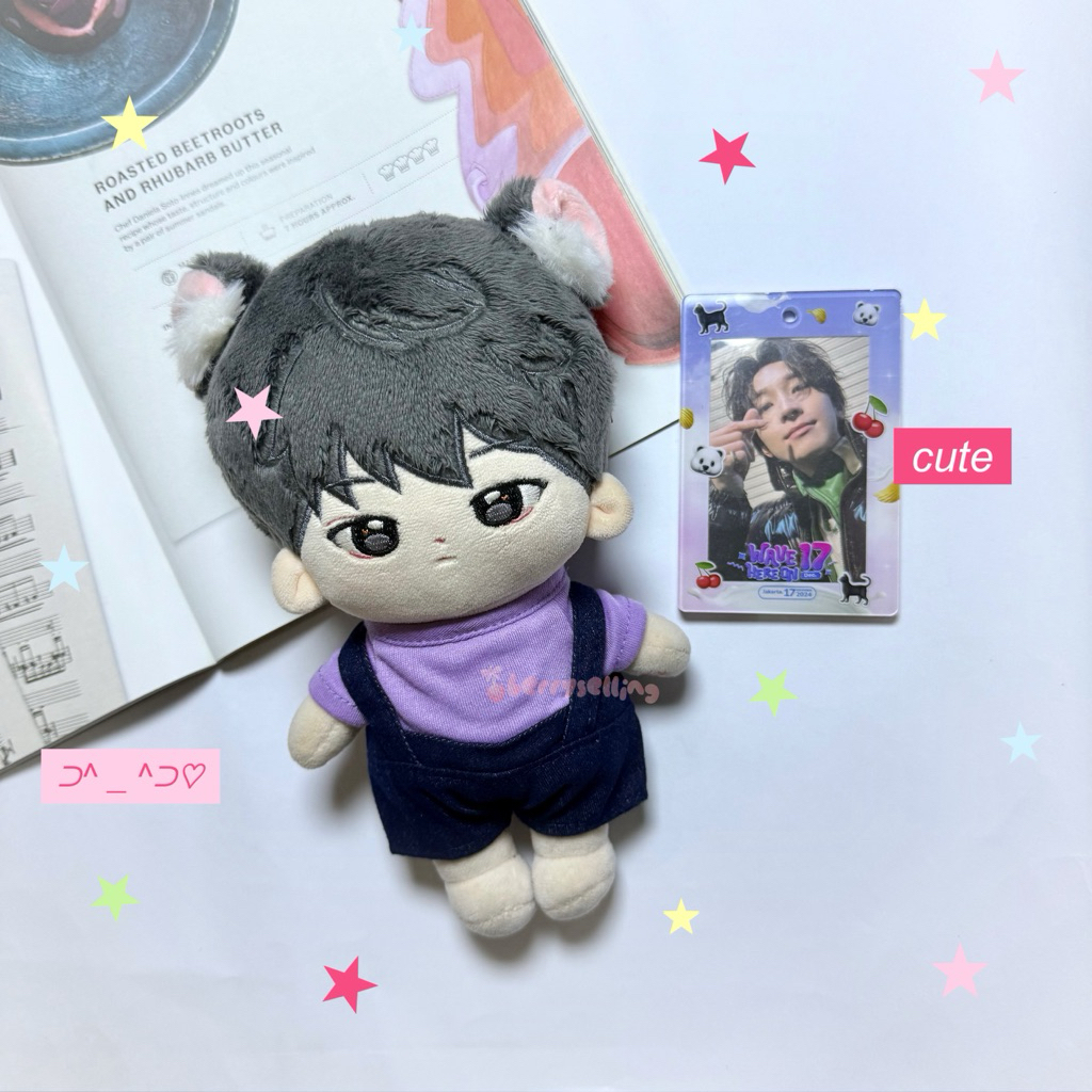 Kaos Doll 20cm — doll clothes 20cm baju celana dress boneka kpop anime skzoo