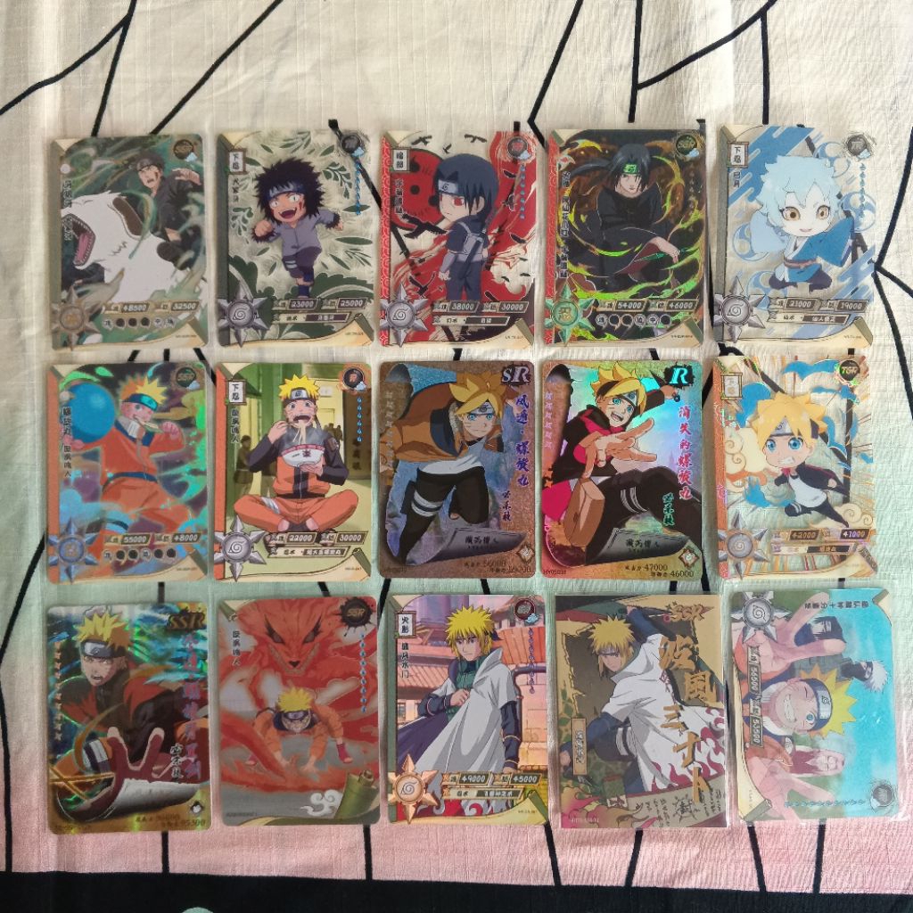original card naruto shippuden boruto koleksi kartu official