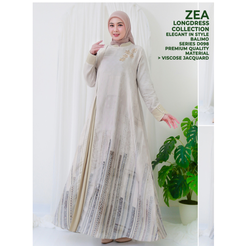 Balimo - Zea Longdress by Balimo / Gamis Balimo viscose / Gamis Viscose Premium / Balimo Original