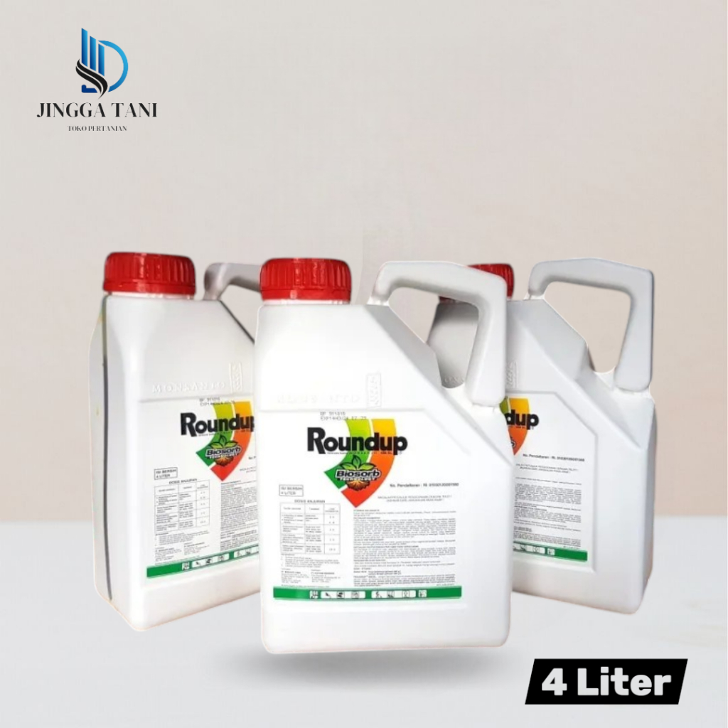 Roundup 4 liter Herbisida sistemik 486 SL BIOSORB