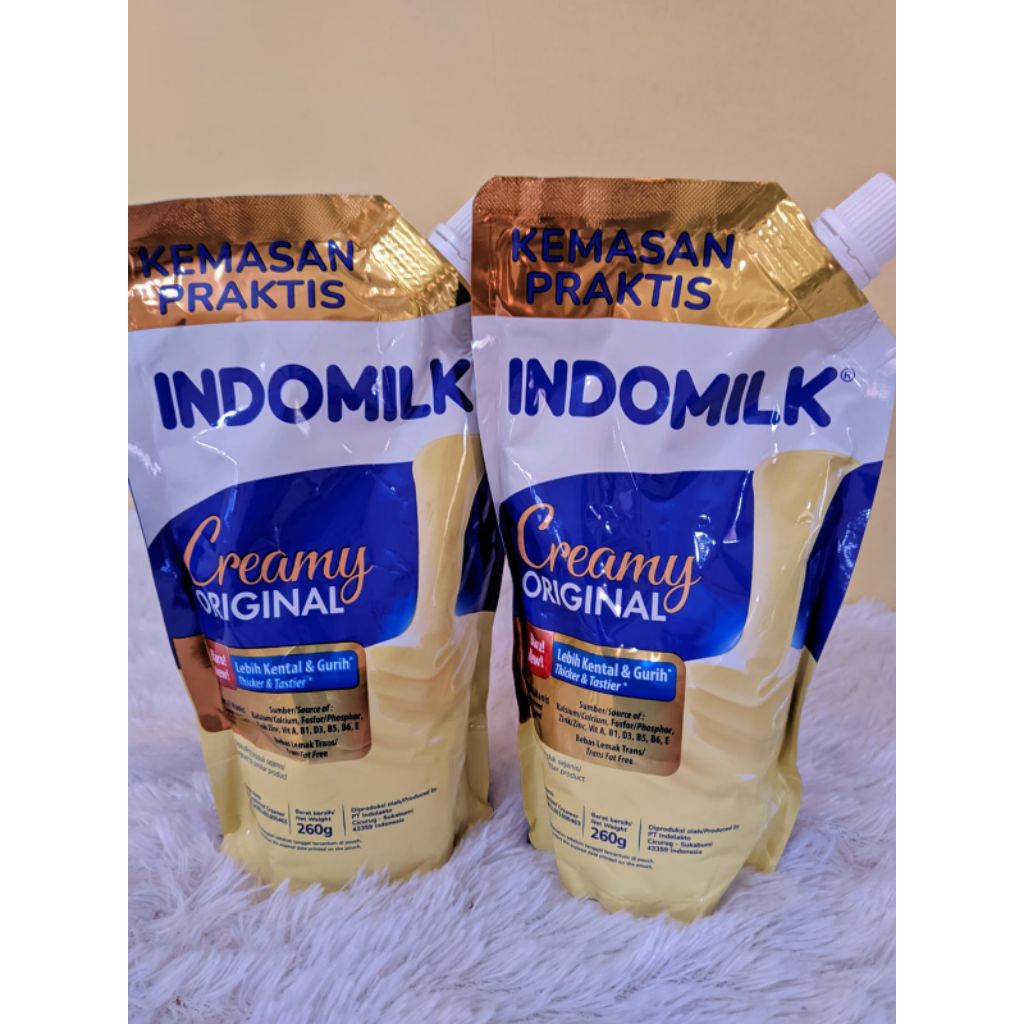 

SUSU KENTAL MANIS / INDOMILK POUCH / INDOMILK 260GR / SUSU MURAH