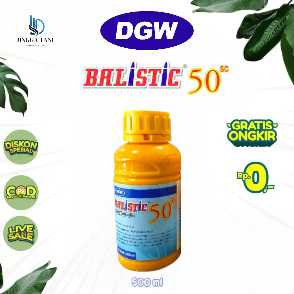 Balistic 50SC  500 ml - Insektisida Sistemik - Fipronil 50g/l