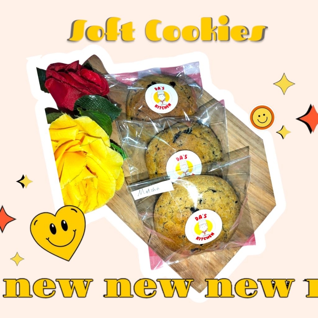 

Soft cookies MATCHA - enak soft lembut mantull !!!