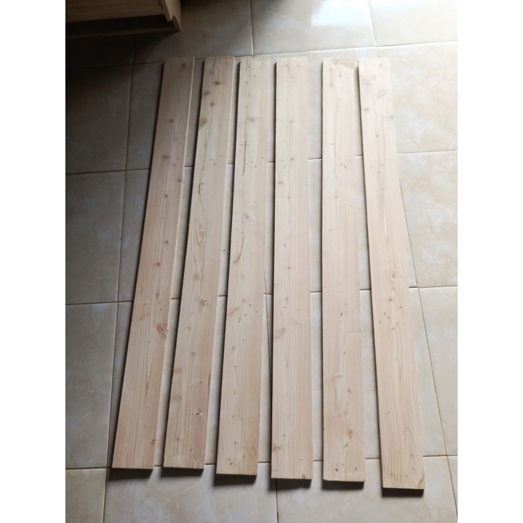 PAPAN PANJANG KAYU JATI BELANDA / BLABAK