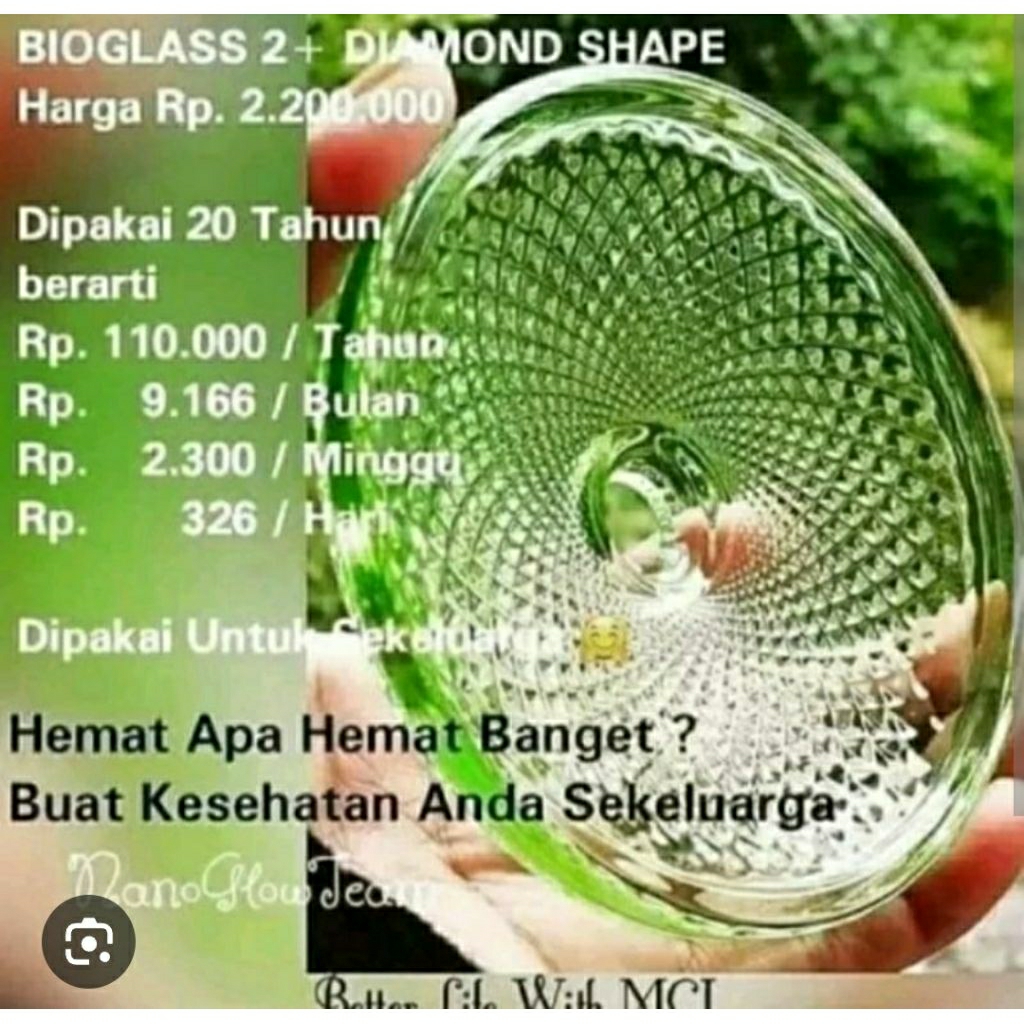 Bioglass Vortek DS 10 Cm Gelang Kesehatan untuk Keseimbangan Tubuh