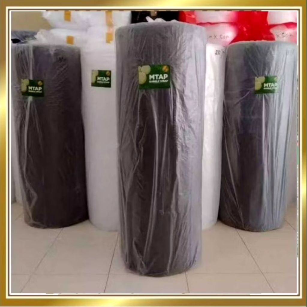 

Bubble Wrap MTAP Hitam 5mm x 1.25m x 50m | Plastik Gelembung Pelindung Barang Anti Pecah