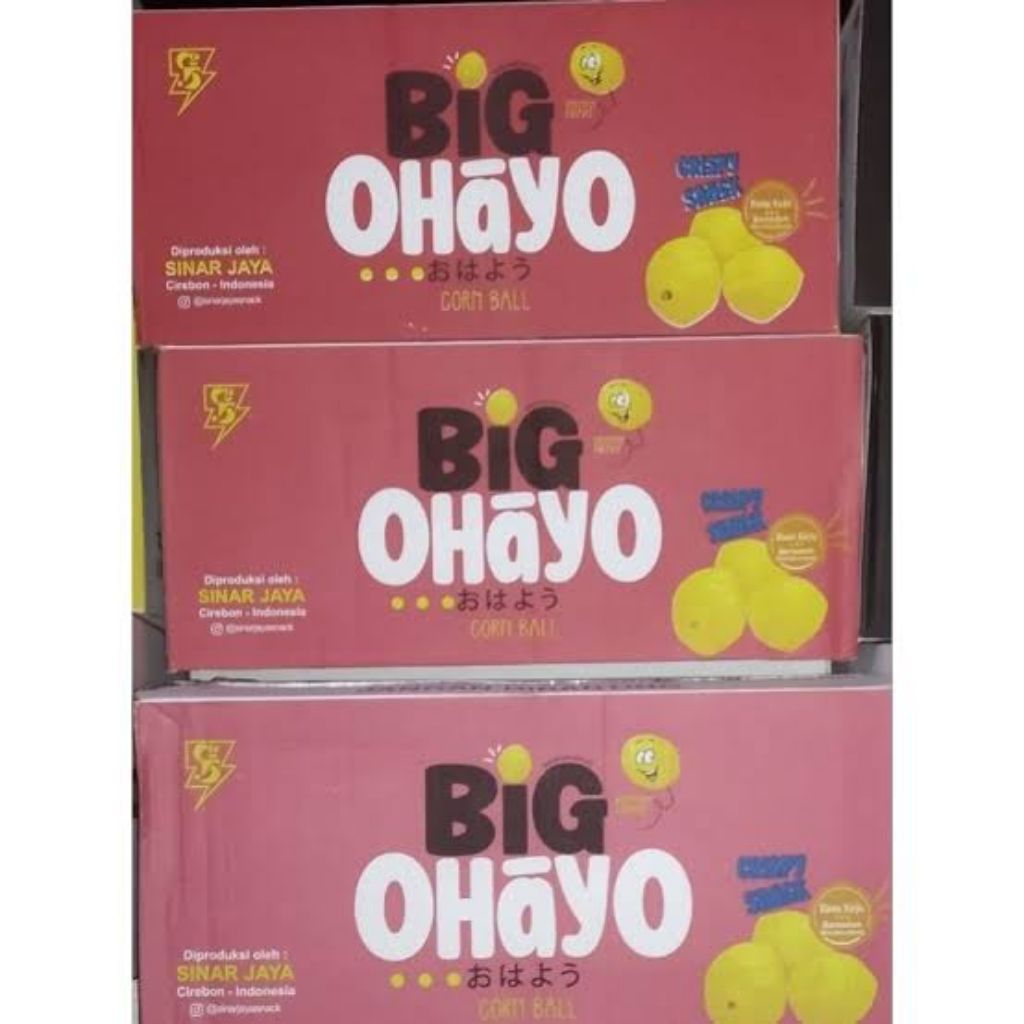 

Chiki Big ohayo isi 10 pcs berhadiah viral
