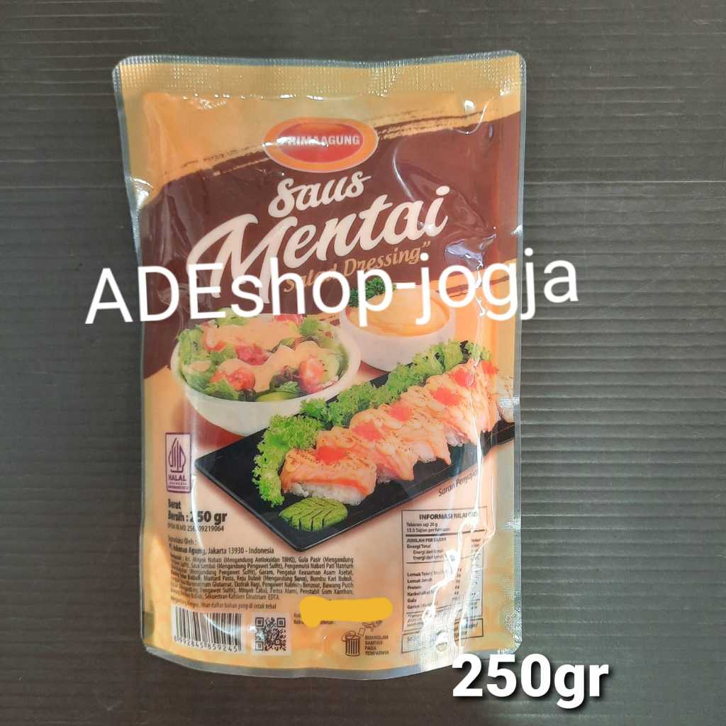 

Prima Agung Saos MENTAI 250 gr saus salad dressing