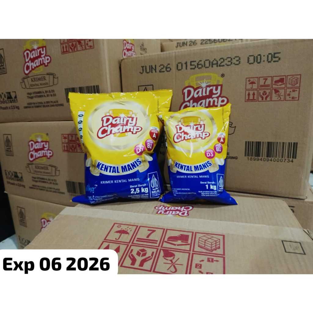 

SKM Susu kental Manis Dairy Champ 2.5kg Termurah