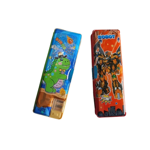 

(1 PCS) TEMPAT PENSIL / KOTAK PENSIL KARAKTER MAGNET SQUEEZY + RAUTAN (PC - SQ 7810) MURAH