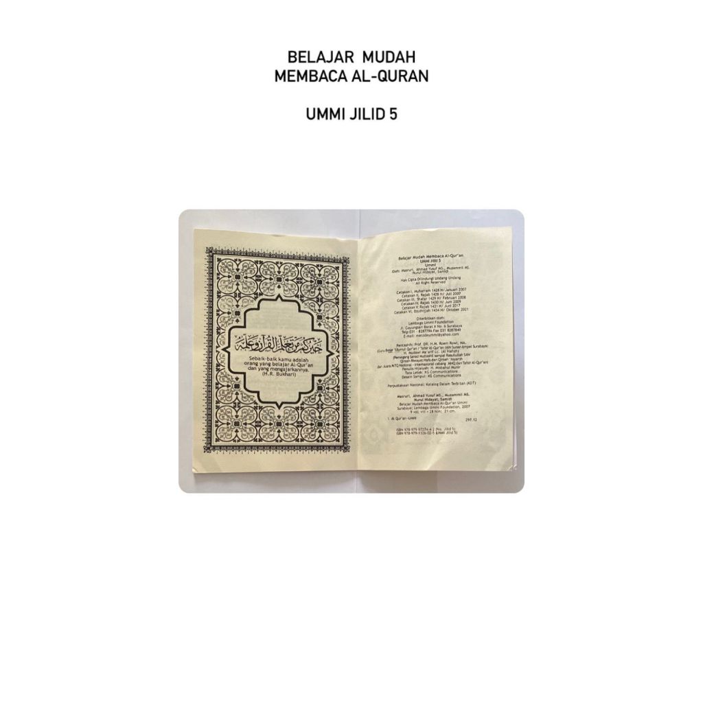 Buku Ummi JIlid 5, Metode belajar Mudah membaca Alqur'an
