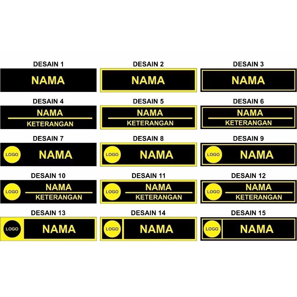 

[FTS55] Name Tag Akrilik