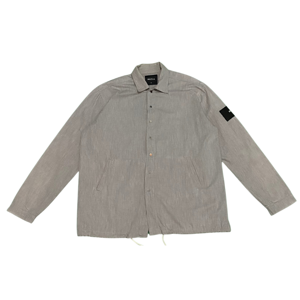 Grey Coach Jacket by MUZCA