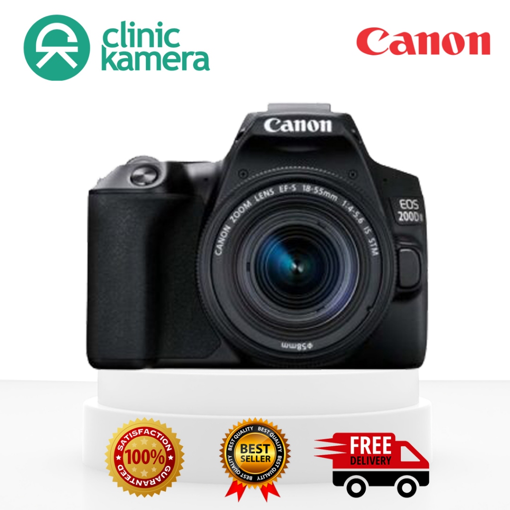 Canon 200D Mark II Kit 18-55mm IS / Kamera Canon 200D Mark II