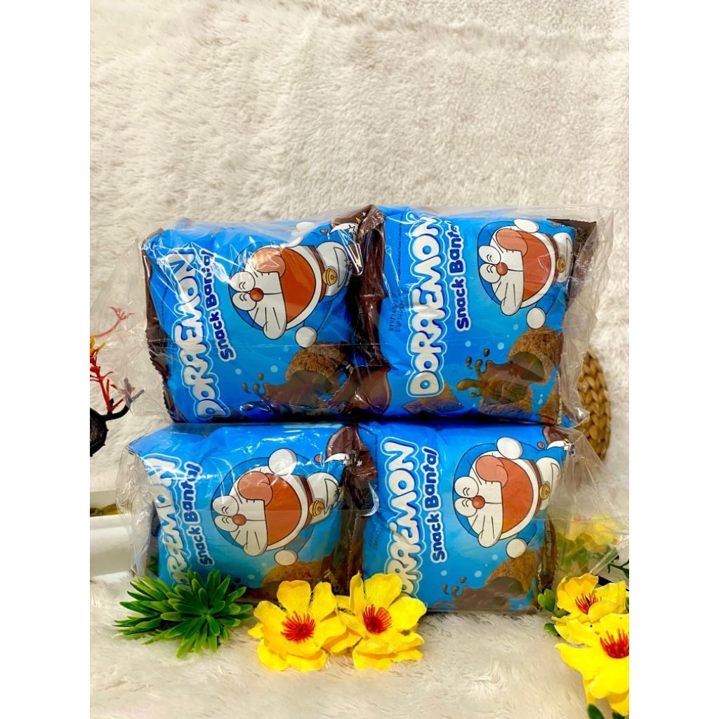

Jajan Berhadiah Doraemon Coklat 1 pak isi 10