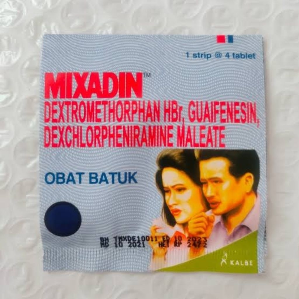 Obat Batuk Mxdn Setripan Isi 4 Tablet - Pengencer Dahak - Tenggorokan Gatal