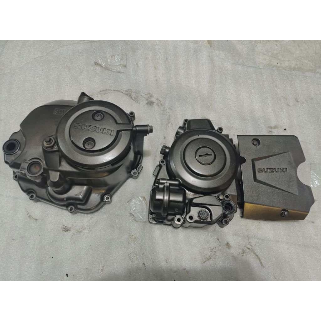 bak kopling shogun 125 FL NR SET warna abu abu metalic