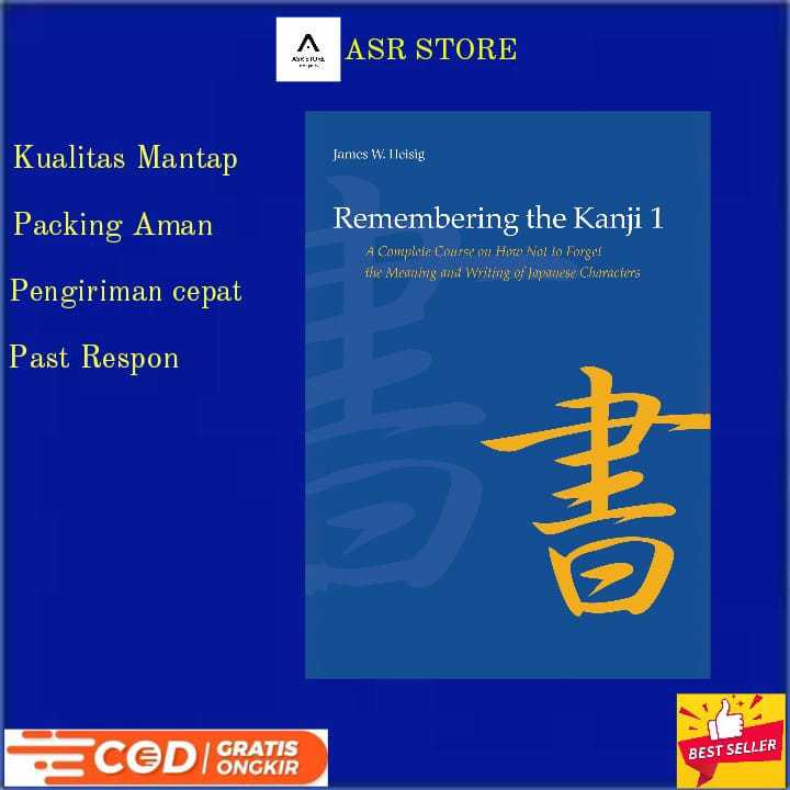 

Buku belajar Remembering the Kanji 1