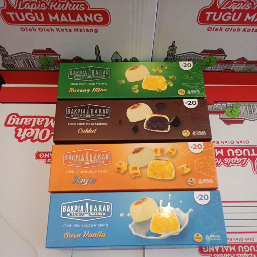 

BAKPIA BAKAR TUGU MALANG I MOHON BACA DESKRIPSI SEBELUM CO I PIA MALANG I PIA BAKAR I OLEH-OLEH KHAS MALANG I TERMURAH DIMALANG