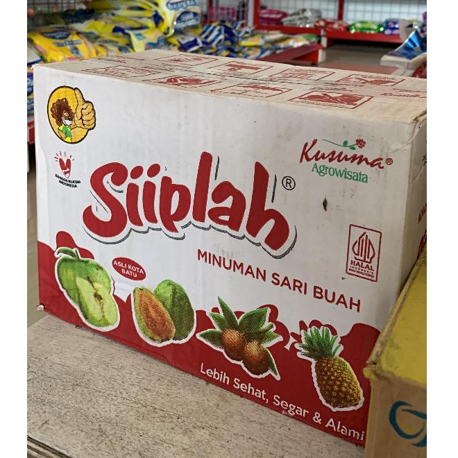 

siiplah minuman sari buah rasa apel cup 120ml [ 1 dus 32 pcs ]