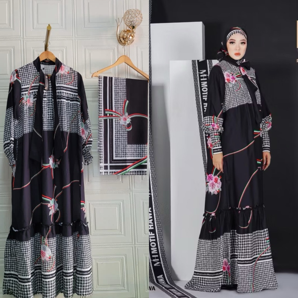 (MOTIF HAWA x Rhamadia Official) GAMIS / DRESS SET "CHARITY SERIES" BY RHAMADIA OFFICIAL