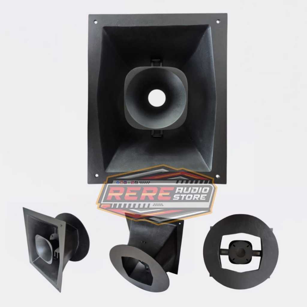 Paket Corong Midel TASSO + Tweeter Exit 2inch Ukuran 31x37,5cm / Horn Tweeter TASO Midle 10 - 12inch