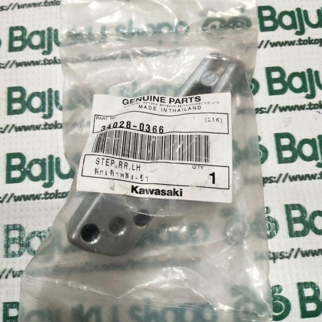 footstep step injekan kaki belakang kiri kawasaki ninja 250fi 250 fi new original
