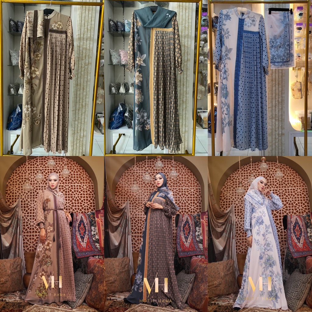 [MOTIF HAWA] DRESS SET PRINTING "DAISY SERIES " by motif hawa