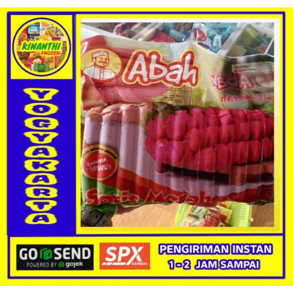

Sosis merah Abah 750 gr, Jogja Frozen