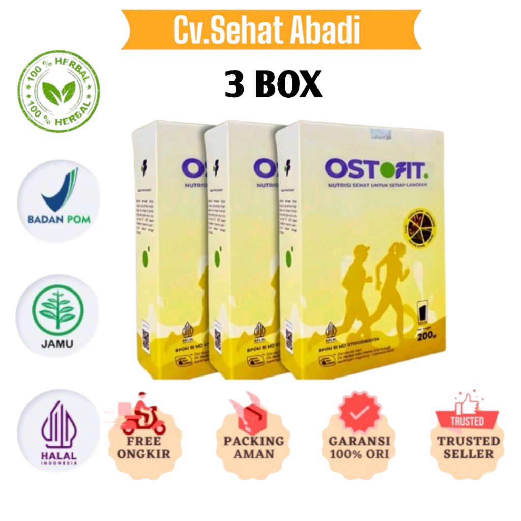 

ⓄⓉⒻⓉ - Paket 3 Box OS,,, TO,,, FIT Susu Sembuhkan Nyeri Sendi 200gr Tanpa Efek Samping