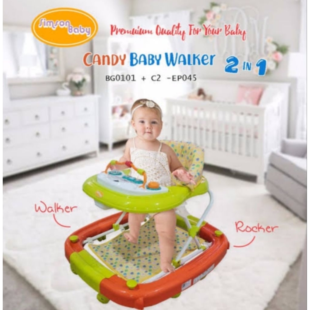 SIMSON BABY Walker 2in1 Candy // Baby Walker // baby walker 2in1