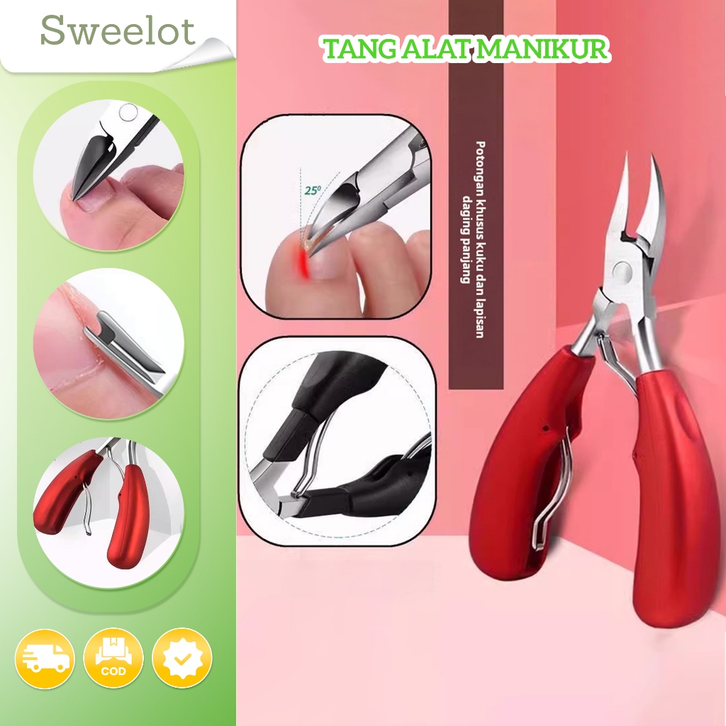 Gunting kuku untuk alur kuku, tang elang Jerman, penghilang sel kulit mati, gunting kuku kemasan tun