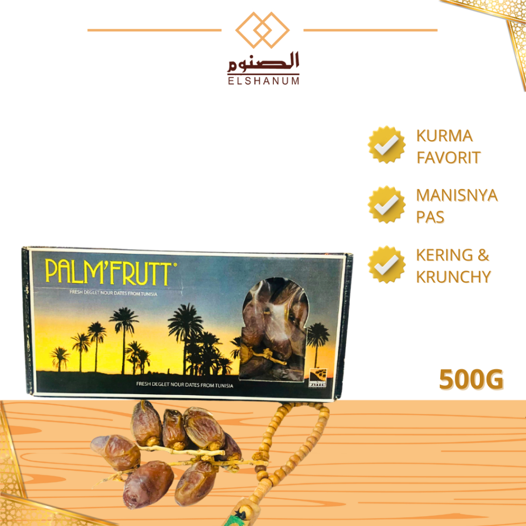 

KURMA PALM FRUTT 500gr Dus Premium / Tunisia Tangkai Palm Frutt Dates / Oleh - oleh Haji & Umroh