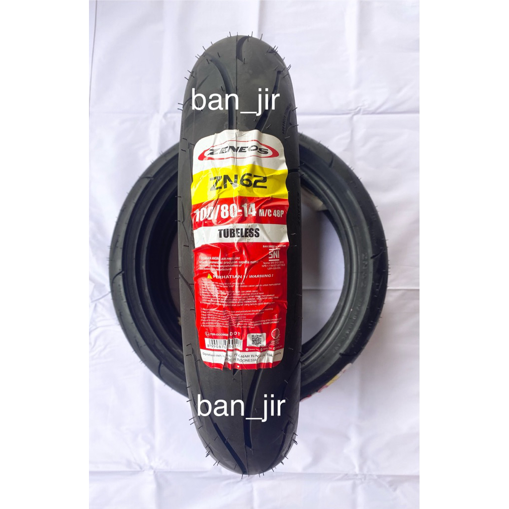 Ban Zeneos ZN62 100/80 Ring 14 Tubeless