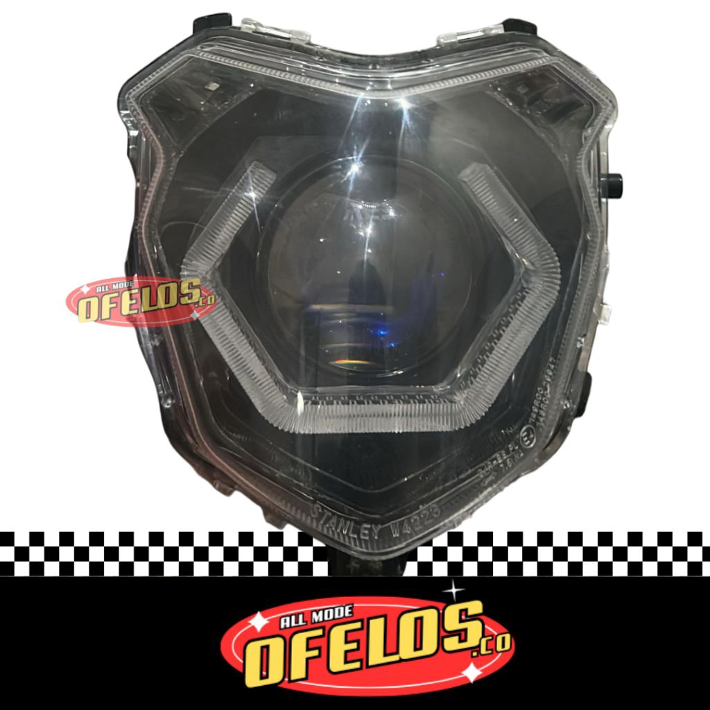 LAMPU BILED CRF VARIASI SHROUD TYCHI SET REFLEKTOR SOKET H4