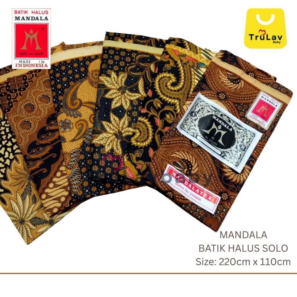 Mandala Original | Kain Panjang Batik Halus Solo | Kain Jarik – TruLav Baby