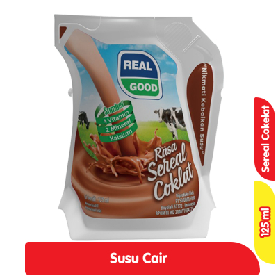 

Real Good Susu UHT Sereal Cokelat 125 ml BY JJS