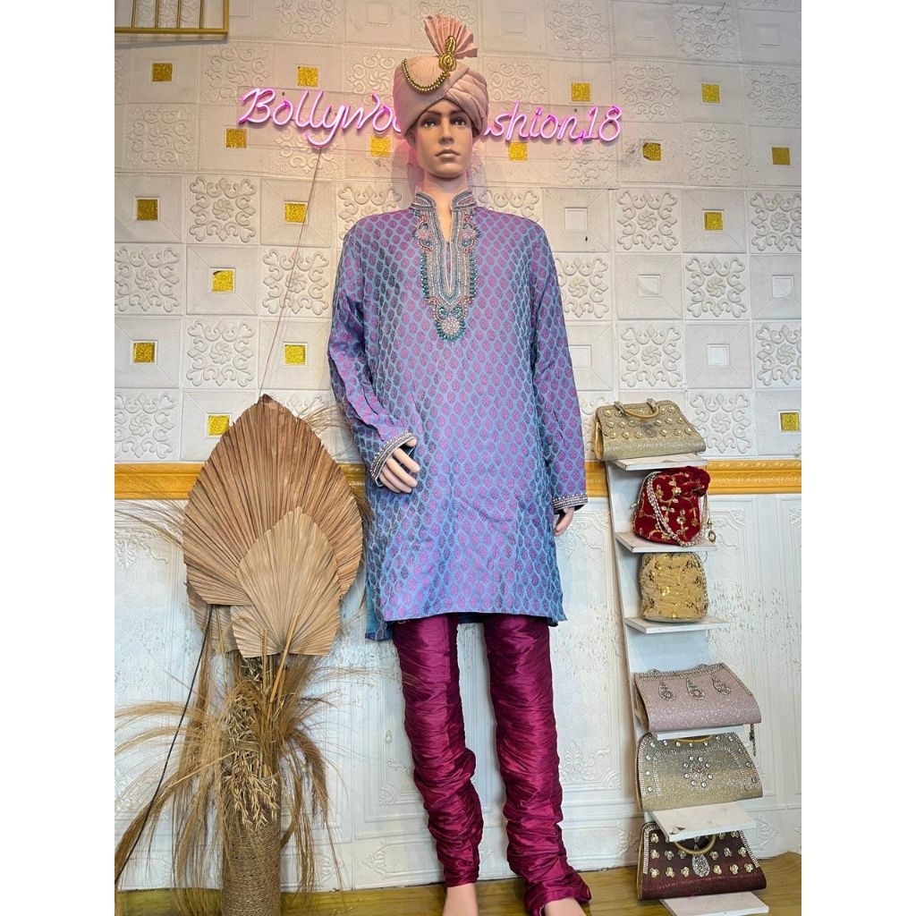 Kurta set lilac bordir