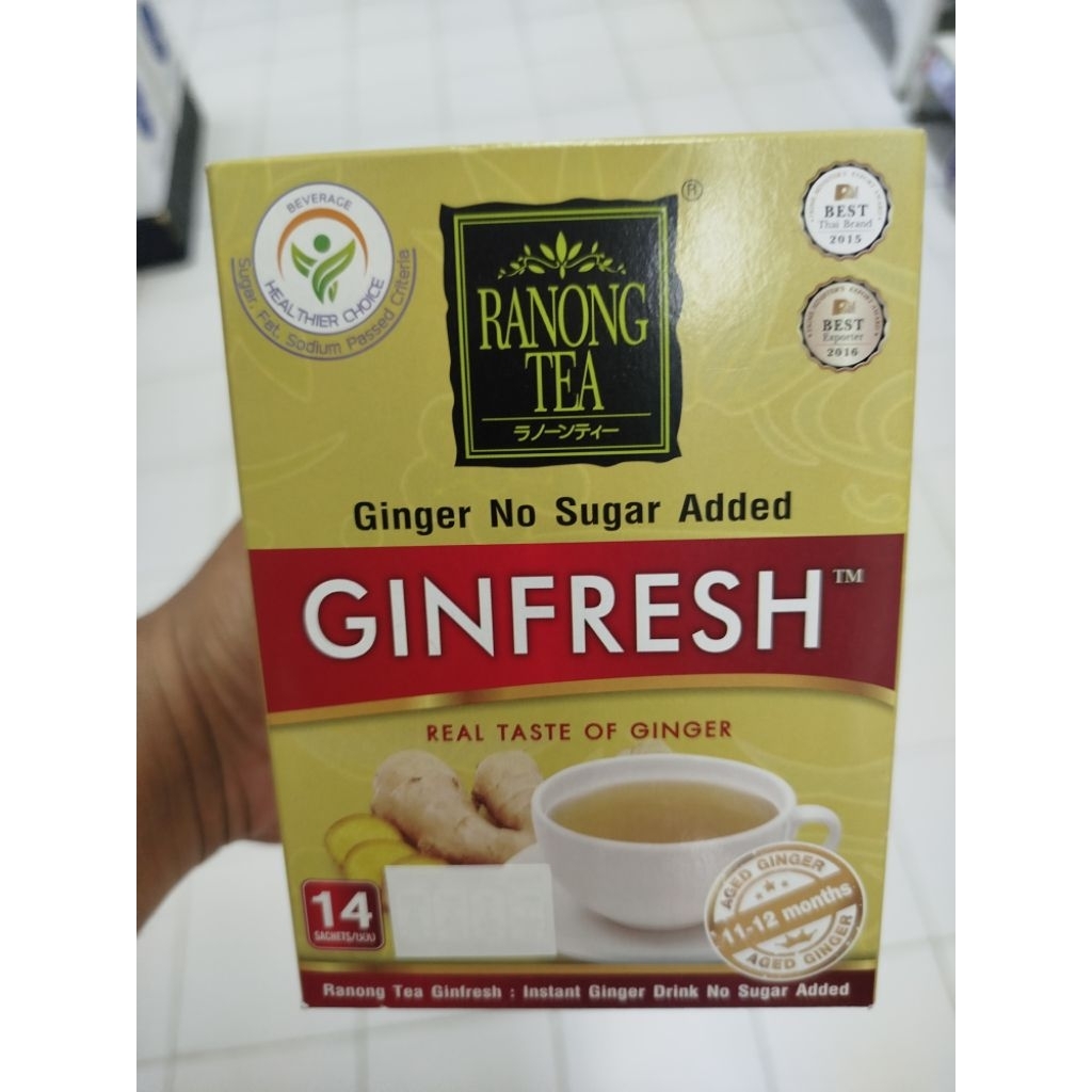 

RANONG GINGR NO SGAR ADDED12 SACET