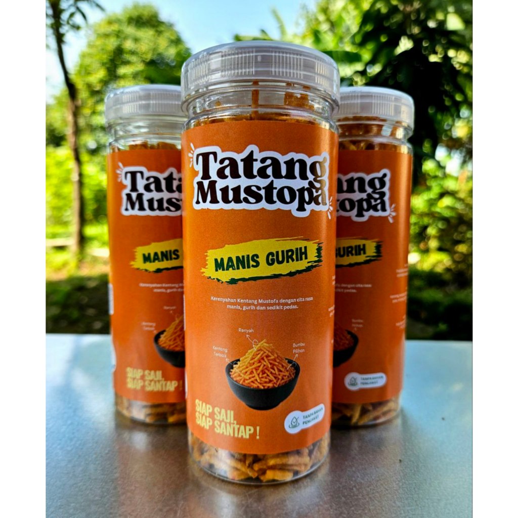 

TATANG MUSTOPA Kering Kentang Mustofa VIRAL 110gr Renyah Kriuk Manis Gurih