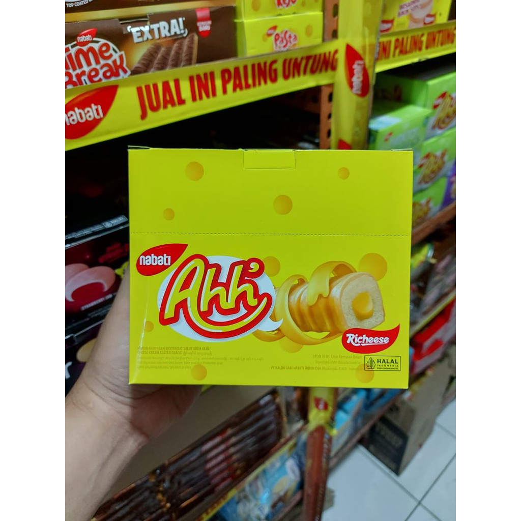 

NABATI AHH COKELAT / KEJU / COCOPAN / KORENA GOGUMA 500an / ISI 20 PCS