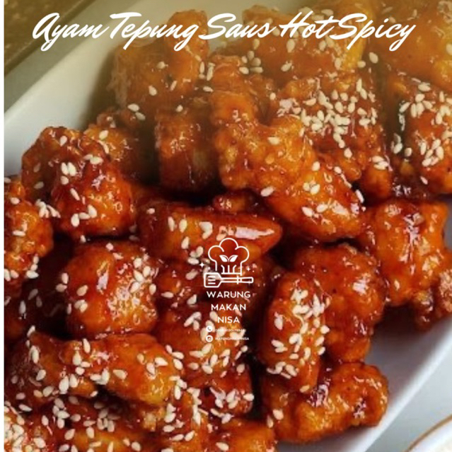 

Ayam tepung saus Hot Spicy 400gr /masakan sehat fresh praktis